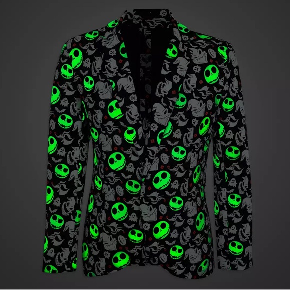 The Nightmare Before Christmas Jack Glow-in-the-Dark Jacket for Adults S… - Picture 5 of 12